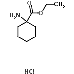 CAS 登录号：63203-48-5， 乙基1-氨基环己甲酸酯盐酸盐(1:1)