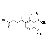 CAS 登录号：63213-41-2， 4-氧代-4-(2,3,4-三甲氧基苯基)丁酸