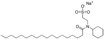 CAS 登录号：63217-15-2， 2-(环己基硬脂酰氨基)乙烷磺酸钠