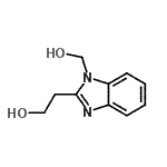 CAS 登录号：63218-93-9， 2-[1-(羟基甲基)-1H-苯并咪唑-2-基]乙醇