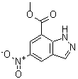 CAS#: 632291-85-1, Methyl 5-nitro-1H-indazole-7-carboxylate
