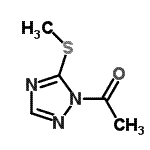 CAS#: 63236-93-1, 1-[5-(Methylsulfanyl)-1H-1,2,4-Triazol-1-Yl]Ethanone