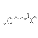 CAS 登录号：63249-65-0， 2-(4-氯苯氧基)乙基甲基丙烯酸酯