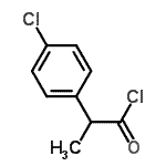 CAS 登录号：63327-24-2， 2-(4-氯苯基)丙酰氯