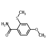 CAS 登录号：633313-77-6， 4-甲氧基-2-(甲硫基)苯甲酰胺
