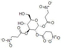 CAS#: 63368-43-4, 1-O,2-O,3-O-Tri(3-Nitropropanoyl)-alpha-D-Glucopyranose