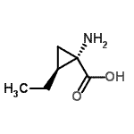 CAS#: 63393-56-6, (1S,2S)-1-Amino-2-Ethyl-Cyclopropane-1-Carboxylic Acid