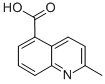 CAS 登录号：634-39-9， 2-甲基-5-喹啉羧酸