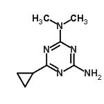 CAS 登录号：634165-96-1， 6-环丙基-N,N-二甲基-1,3,5-三嗪-2,4-二胺