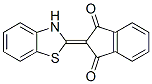 CAS 登录号：6345-71-7， 2-(3H-苯并噻唑-2-亚基)茚-1,3-二酮
