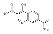 CAS 登录号：63463-24-1， 7-(氨基羰基)-4-羟基-3-喹啉羧酸