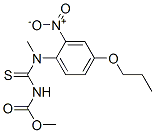CAS 登录号：63473-52-9， [[N-甲基-N-(2-硝基-4-丙氧基苯基)氨基]硫代甲酰]氨基甲酸甲酯