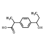 CAS#: 63476-31-3, 2-[4-(1-Hydroxypropyl)Phenyl]Propanoic Acid