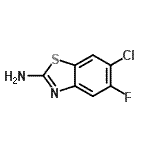 CAS#: 634909-27-6, 6-Chloro-5-fluoro-1,3-benzothiazol-2-amine