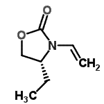 CAS 登录号：634916-95-3， (4R)-4-乙基-3-乙烯基-1,3-恶唑烷-2-酮