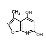 CAS 登录号：63523-55-7， 4-羟基-3-甲基[1,2]恶唑并[5,4-b]吡啶-6(7H)-酮