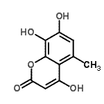 CAS 登录号：63542-39-2， 4,7,8-三羟基-5-甲基-2H-苯并吡喃-2-酮