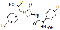 CAS 登录号：63555-59-9， (3S,alphar)-3-[[[(Z)-羟基亚胺](4-羟基苯基)乙酰基]氨基]-alpha-(4-羟基苯基)-2-氧代-1-吖丁啶乙酸