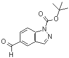 CAS 登录号：635713-71-2， 5-甲酰基-1H-吲唑-1-羧酸叔丁酯
