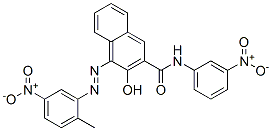 CAS 登录号：6358-47-0， 3-羟基-4-[(2-甲基-5-硝基苯基)偶氮]-N-(3-硝基苯基)萘-2-甲酰胺