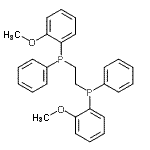 CAS 登录号：63589-61-7， 1,2-乙烷二基二[(2-甲氧基苯基)(苯基)膦]