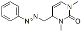 CAS 登录号：63610-06-0， 3,4-二氢-1,3-二甲基-4-[(苯基偶氮)甲基]-2(1H)-嘧啶酮