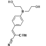 CAS 登录号：63619-34-1， {4-[二(2-羟基乙基)氨基]亚苄基}丙二腈