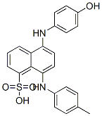 CAS 登录号：6362-22-7， 5-(4-羟基苯胺基)-8-(4-甲基苯胺基)-1-萘磺酸