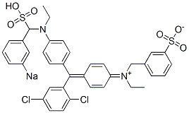 CAS#: 6362-40-9, Sodium 3-{[{(1Z,4Z)-4-[(2,5-dichlorophenyl){4-[ethyl(3-sulfonatobenzyl)amino]phenyl}methylene]-2,5-cyclohexadien-1-ylidene}(ethyl)ammonio]methyl}benzenesulfonate