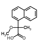 CAS 登录号：63628-25-1， 2-甲氧基-2-(1-萘基)丙酸