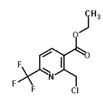 CAS#: 636588-26-6, Ethyl 2-(chloromethyl)-6-(trifluoromethyl)nicotinate