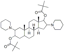 CAS 登录号：63665-41-8， 2,16-二哌啶雄甾烷-3,17-二醇二特戊酸酯
