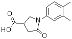 CAS 登录号：63674-65-7， 1-(3,4-二甲基苯基)-5-氧代-3-吡咯烷羧酸