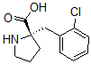 CAS 登录号：637020-76-9， 2-[(2-氯苯基)甲基]-D-脯氨酸