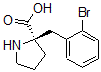 CAS 登录号：637020-86-1， 2-[(2-溴苯基)甲基]-L-脯氨酸