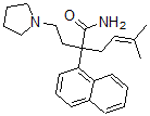 CAS#: 63704-66-5, alpha-(3-Methyl-2-Butenyl)-alpha-(1-Naphtyl)-1-Pyrrolidinebutanamide