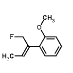 CAS 登录号：637041-30-6， 1-[(2Z)-1-氟-2-丁烯-2-基]-2-甲氧基苯