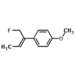 CAS#: 637041-31-7, 1-[(2Z)-1-Fluoro-2-buten-2-yl]-4-methoxybenzene