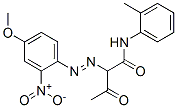 CAS 登录号：6371-96-6， 2-[(4-甲氧基-2-硝基苯基)偶氮]-3-氧代-N-(O-甲苯基)丁酰胺