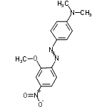 CAS 登录号：6373-90-6， 4-[(2-甲氧基-4-硝基苯基)偶氮]-N,N-二甲基苯胺