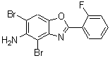 CAS#: 637302-86-4, 4,6-Dibromo-2-(2-fluorophenyl)-1,3-benzoxazol-5-amine