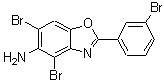 CAS#: 637302-92-2, 4,6-Dibromo-2-(3-bromophenyl)-1,3-benzoxazol-5-amine