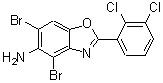CAS 登录号：637303-12-9， 4,6-二溴-2-(2,3-二氯苯基)-1,3-苯并恶唑-5-胺