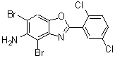 CAS 登录号：637303-14-1， 4,6-二溴-2-(2,5-二氯苯基)-1,3-苯并恶唑-5-胺