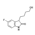 CAS 登录号：637341-60-7， 5-氟-3-(4-羟基丁基)-1,3-二氢-2H-吲哚-2-酮