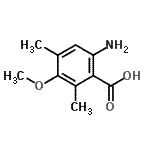 CAS#: 637347-87-6, 6-Amino-3-methoxy-2,4-dimethylbenzoic acid