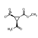 CAS#: 637353-96-9, Methyl (1R,2R,3R)-2-acetyl-3-nitrocyclopropanecarboxylate