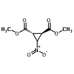CAS 登录号：637353-97-0， 二甲基(1R,2R)-3-硝基-1,2-环丙烷二羧酸酯
