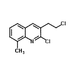 CAS#: 63742-82-5, 2-Chloro-3-(2-Chloroethyl)-8-Methyl-Quinoline
