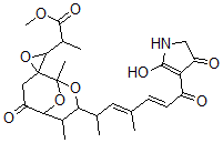 CAS#: 63748-09-4, 3-[6-(2,5-Dihydro-4-Hydroxy-2-Oxo-1H-Pyrrol-3-Yl)-1,3-Dimethyl-6-Oxohexa-2,4-Dienyl]-alpha,1,4-Trimethyl-6-Oxospiro[2,9-Dioxabicyclo[3.3.1]Nonane-8,2'-Oxirane]-3'-Acetic Acid Methyl Ester